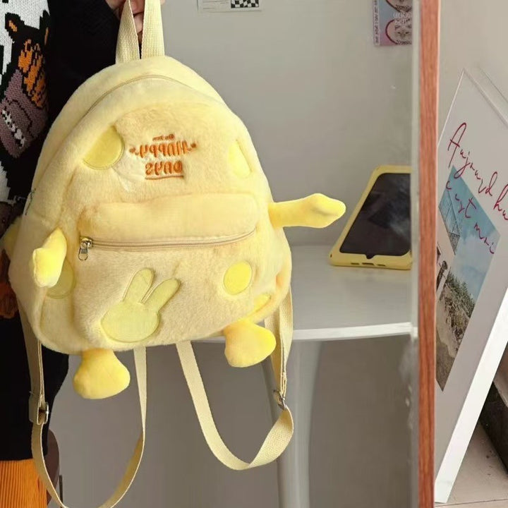 Plush backpack with funny animal design Bowlift