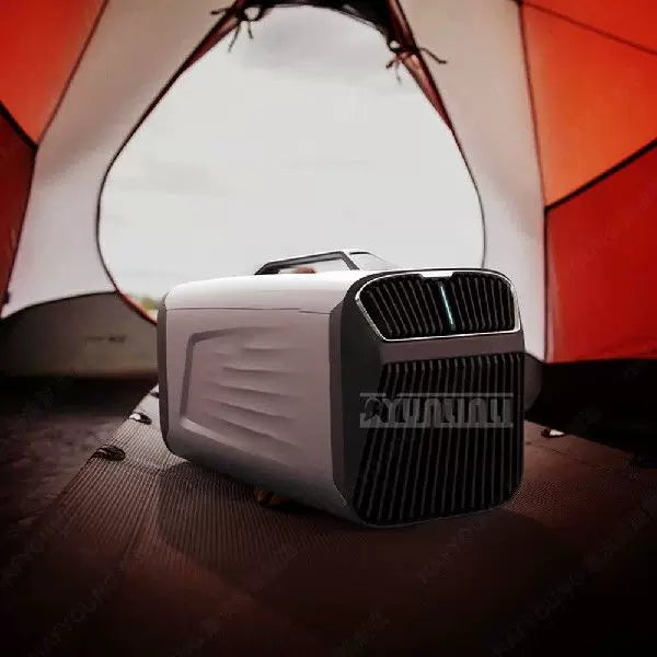 Unisex one size compact rechargeable personal air conditioner with quiet fan and integrated carrying handle Bowlift
