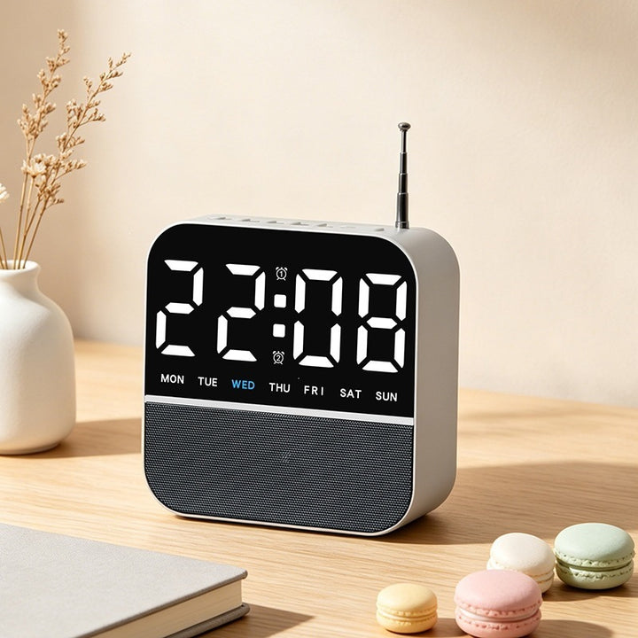 Digital clock radio with temperature display Bowlift