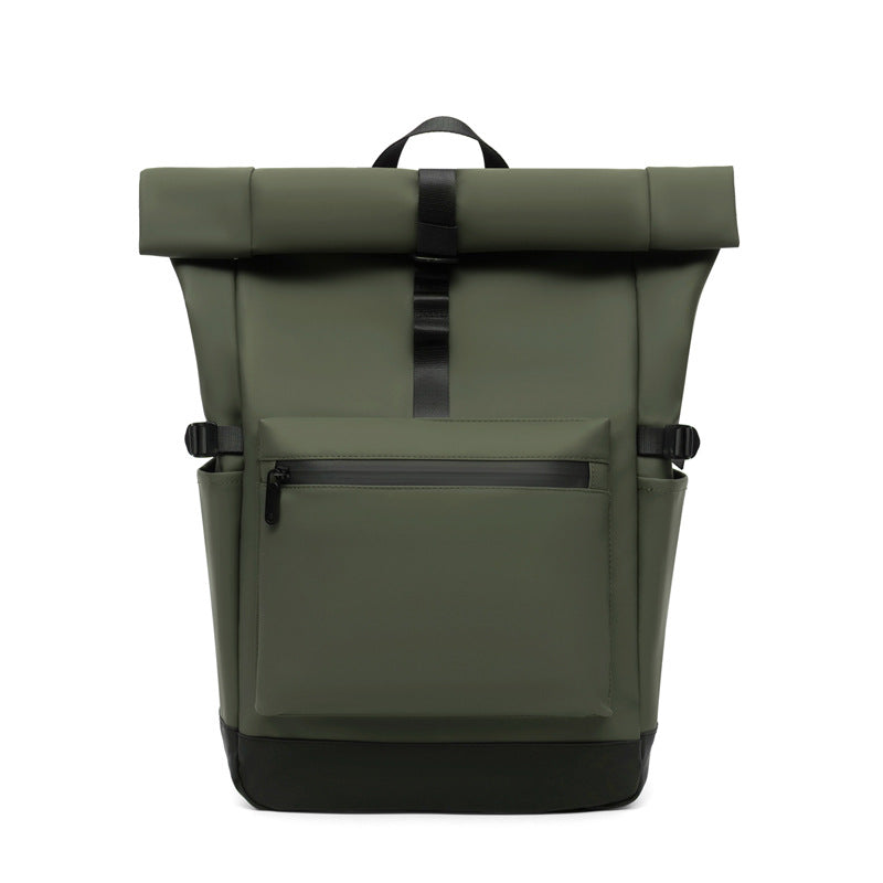 Stylish Roll-Top Waterproof Backpack Bowlift