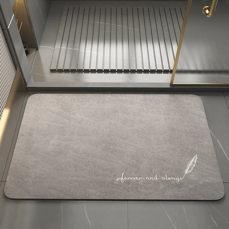 Soft Microfiber Bathroom Mat Bowlift