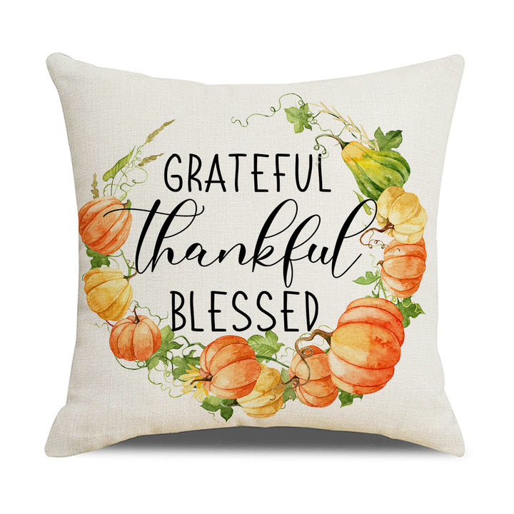 Women's pillowcase with autumn pumpkin design Bowlift