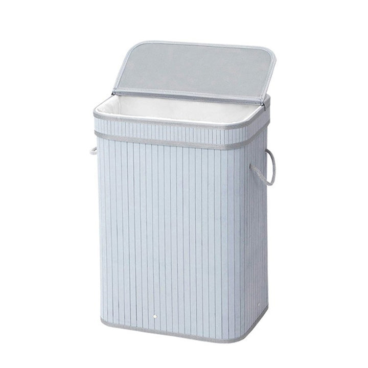 Elegant Laundry Basket Made of Natural Bamboo Bowlift