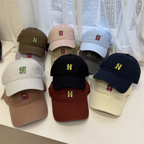 Women's Casual Embroidered Baseball Cap Bowlift