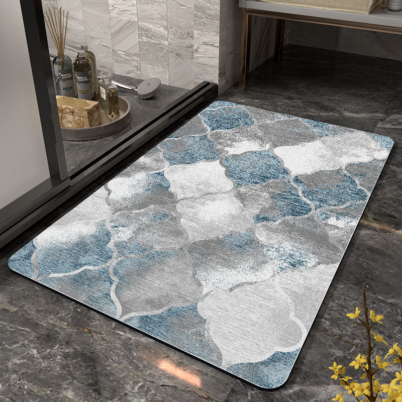 Abstract Geometric Pattern Bath Mat Bowlift