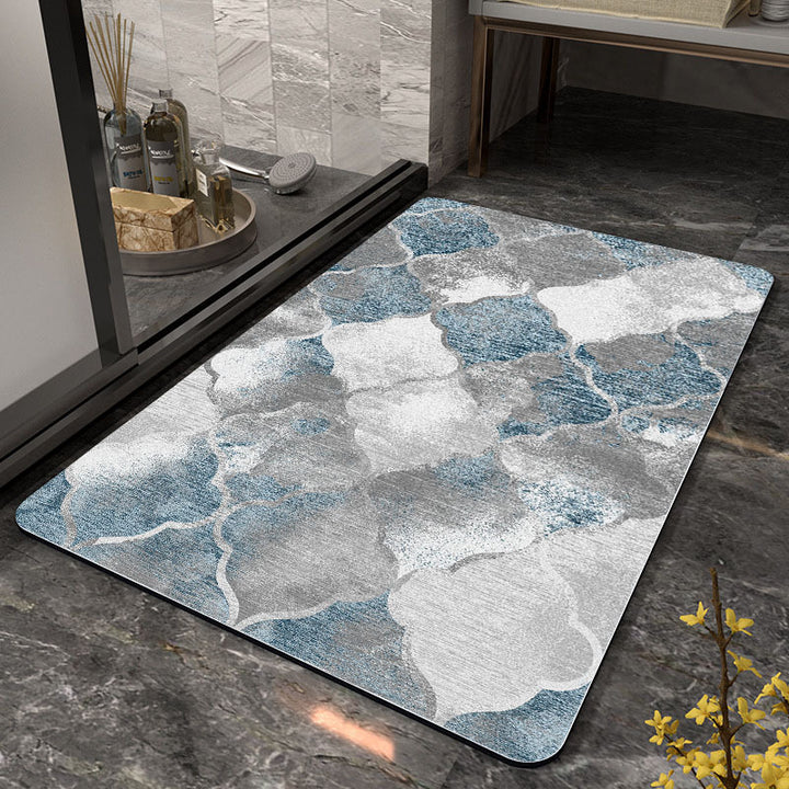 Abstract Geometric Pattern Bath Mat Bowlift