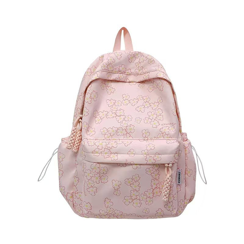 Floral Print Casual Backpack Bowlift