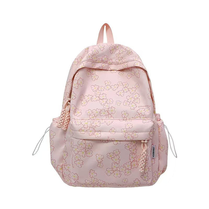 Floral Print Casual Backpack Bowlift