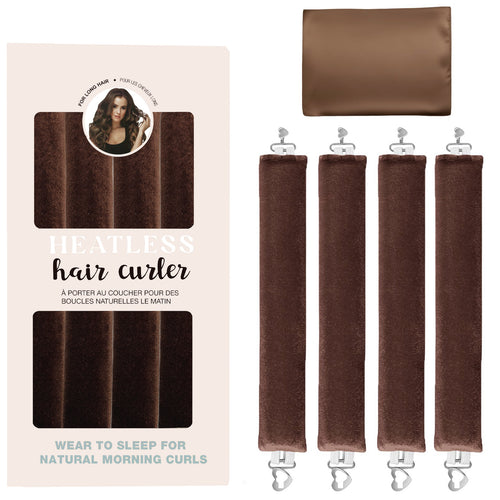 Soft Velvet Heatless Hair Curling Set