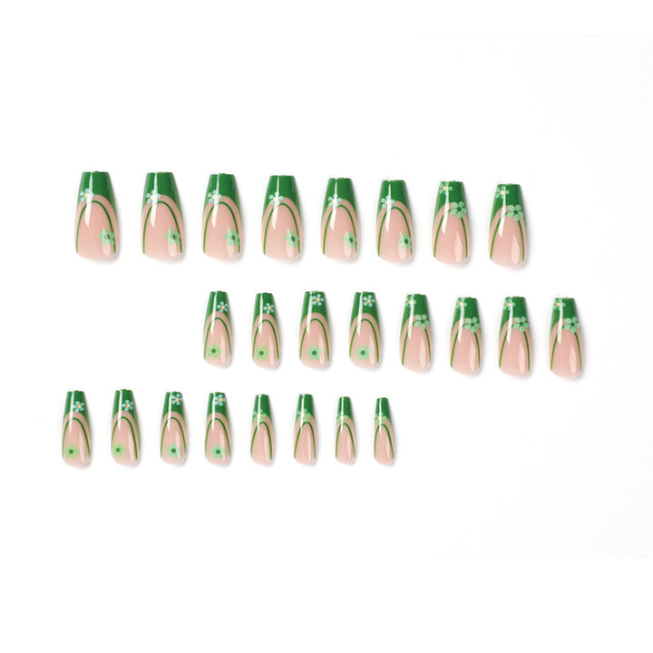 Artful nail art with floral accents and elegant design Bowlift