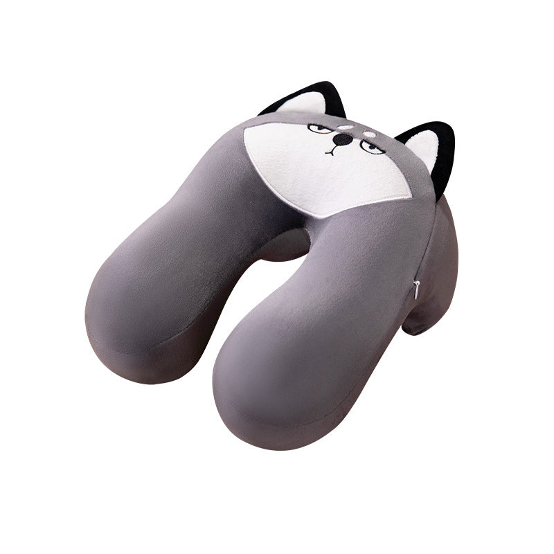 Neck support pillow with playful animal design Bowlift