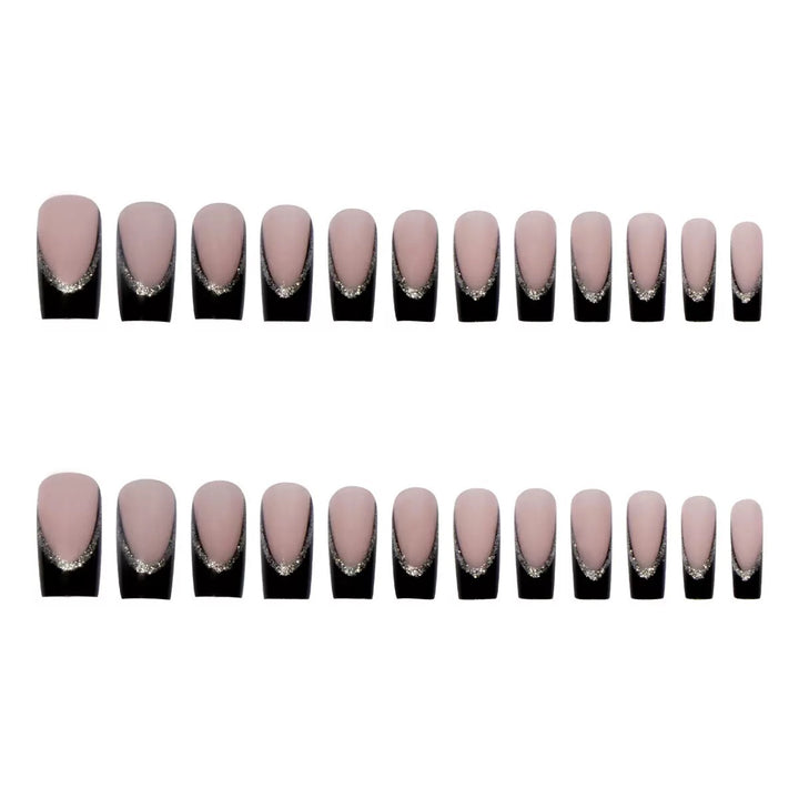 Premium Artificial Nails with Glamorous Design Bowlift