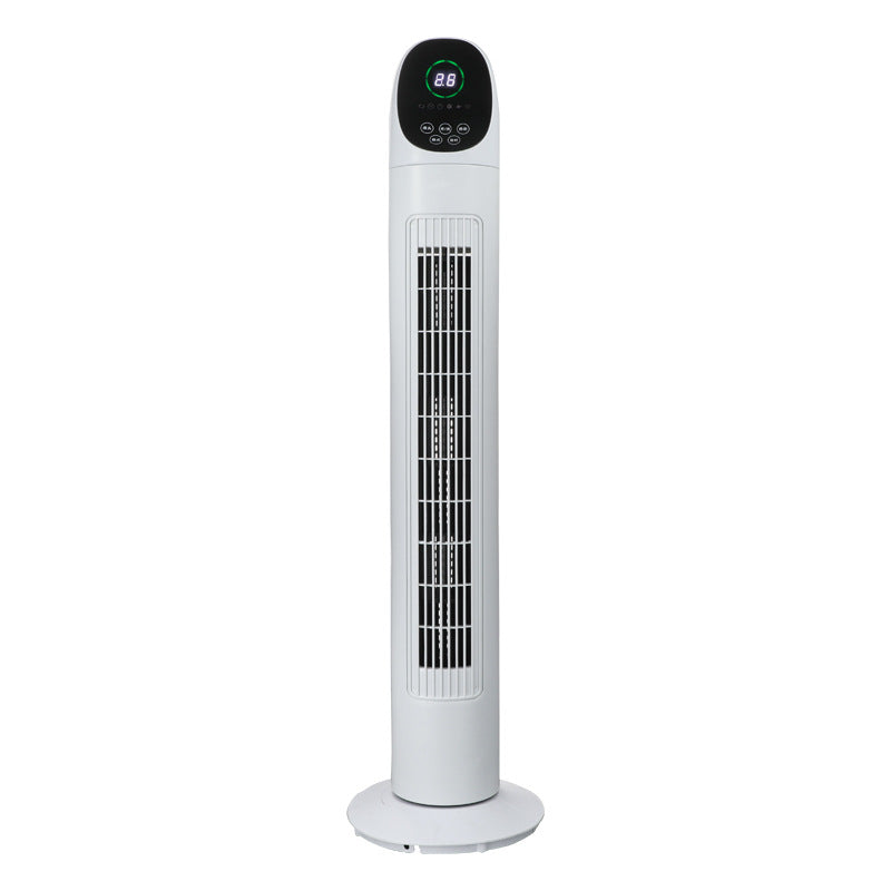 Cooling slim oscillating tower fan with remote timer LED display Bowlift