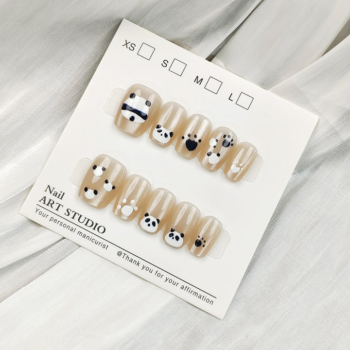 Artificial nails with Elegant Ombre Design Bowlift
