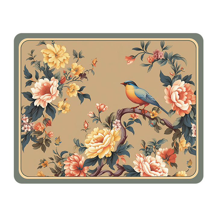 Vintage Floral Design Kitchen Comfort Mat Bowlift
