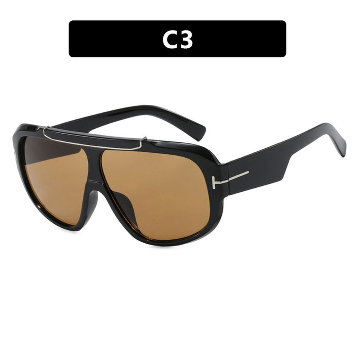 Ladies oversized sunglasses in a modern, transparent design Bowlift