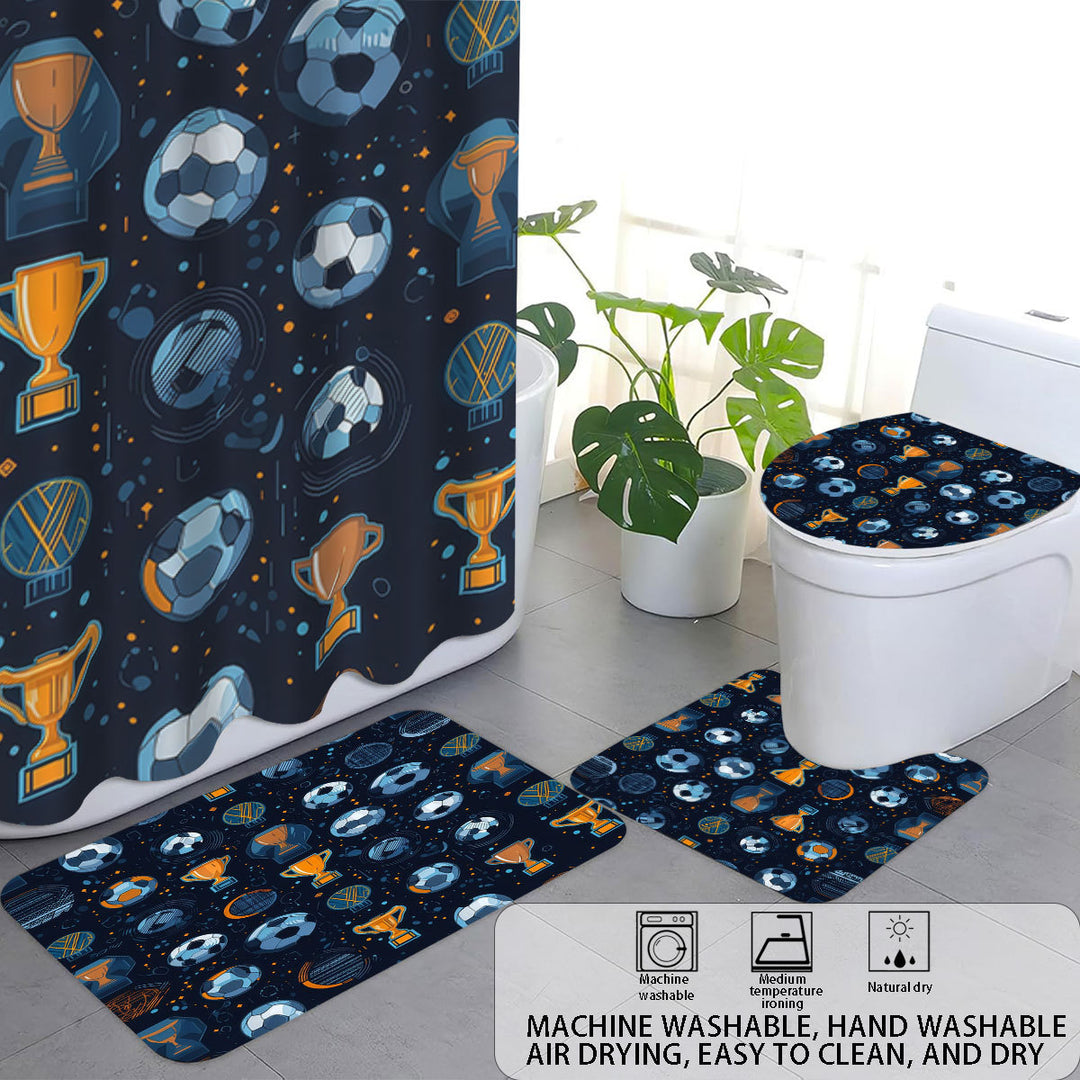 Basketball-Themed Bathroom Decor Set Bowlift