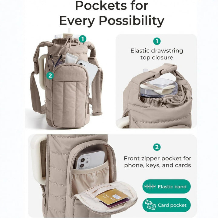 Multifunctional Insulated Bottle Bag Bowlift