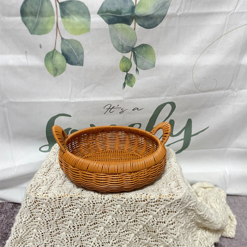 Handmade Natural Woven Serving Tray Bowlift