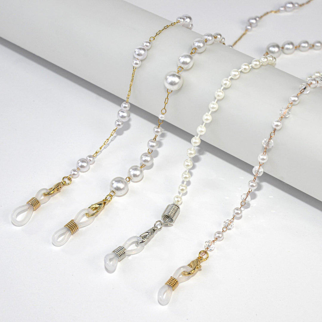 Elegant Pearl Beaded Eyewear Chain Bowlift