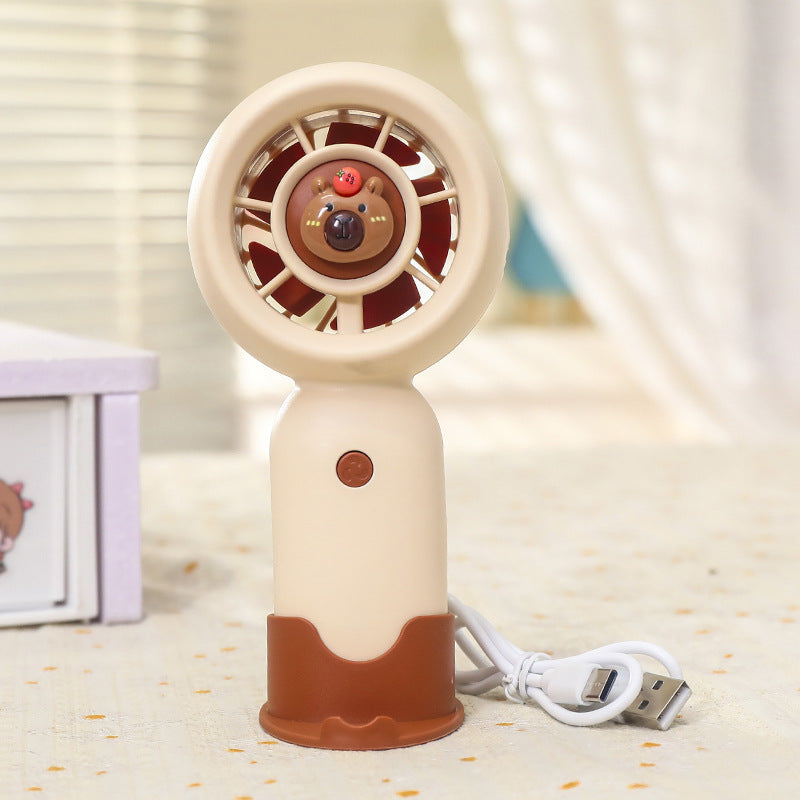 Women's portable handheld fan with compact and ergonomic design Bowlift