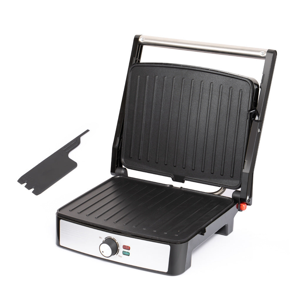 Electric Grill Press with Non-Stick Cooking Surface Bowlift