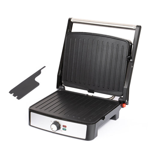 Electric Grill Press with Non-Stick Cooking Surface Bowlift