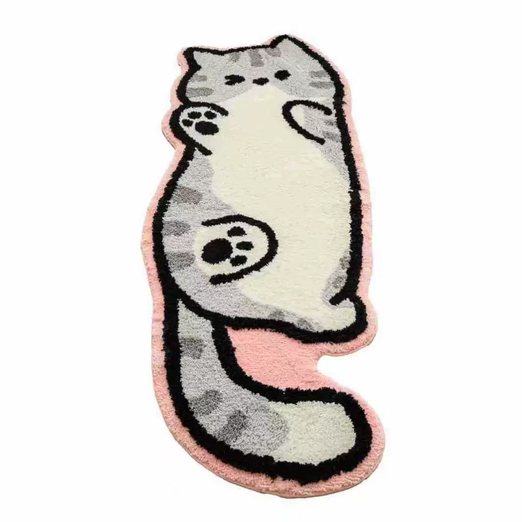Cute Cat-Shaped Bath Mat