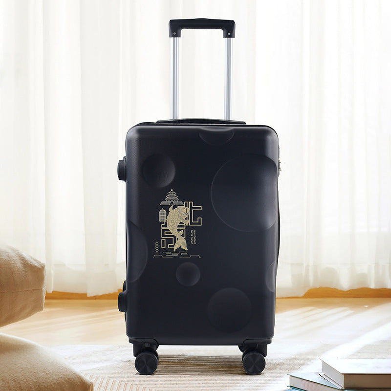 Ergonomic Hard-Shell Carry-On Suitcase Bowlift