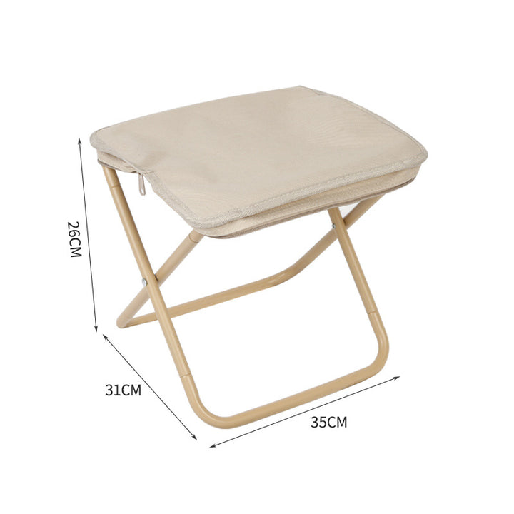 Foldable Stool With Padded Seat Bowlift