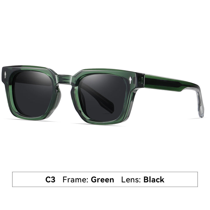 Women's fashionable sunglasses with square frame and gradient lenses Bowlift