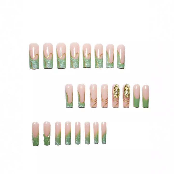 Elegant Detailed Nail Art Extensions Bowlift