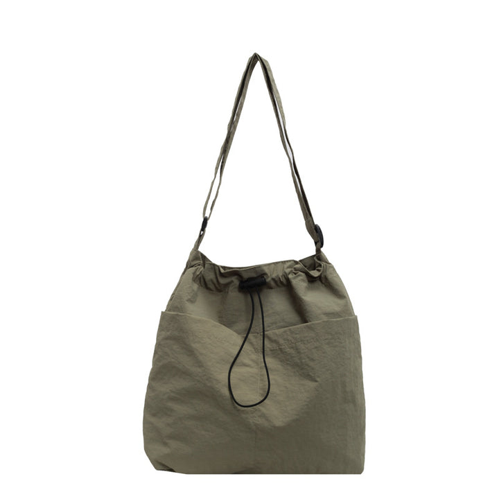 Trendy Drawstring Shoulder Bag Bowlift