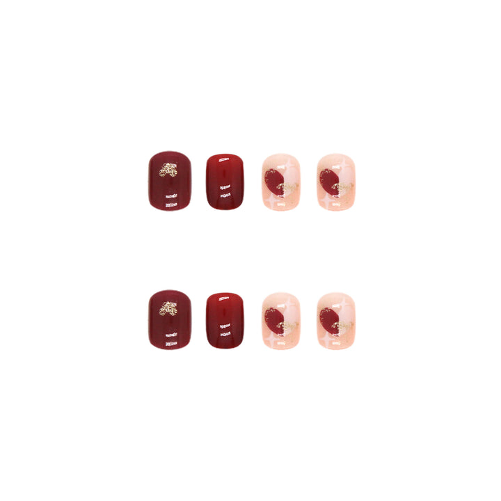 Artistic Design Press-On Nail Set Bowlift