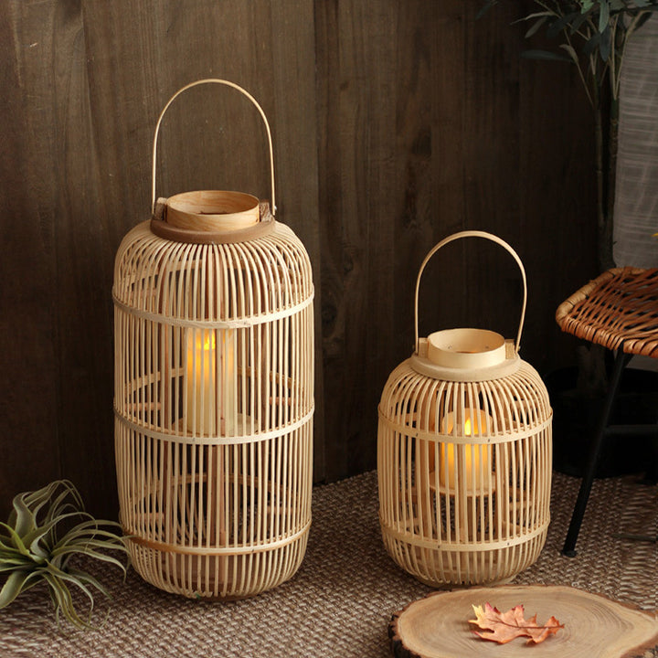 Long-lasting Rattan Lantern Bowlift