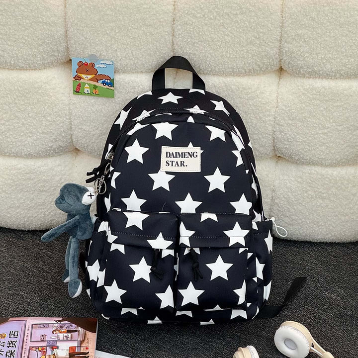 Stylish Star Patterned Backpack