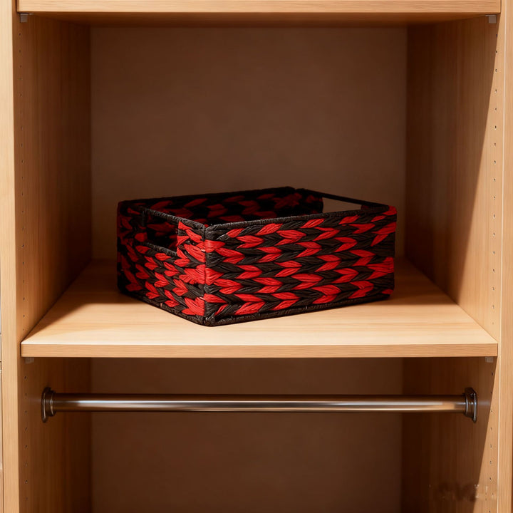 Decorative Woven Storage Box Bowlift