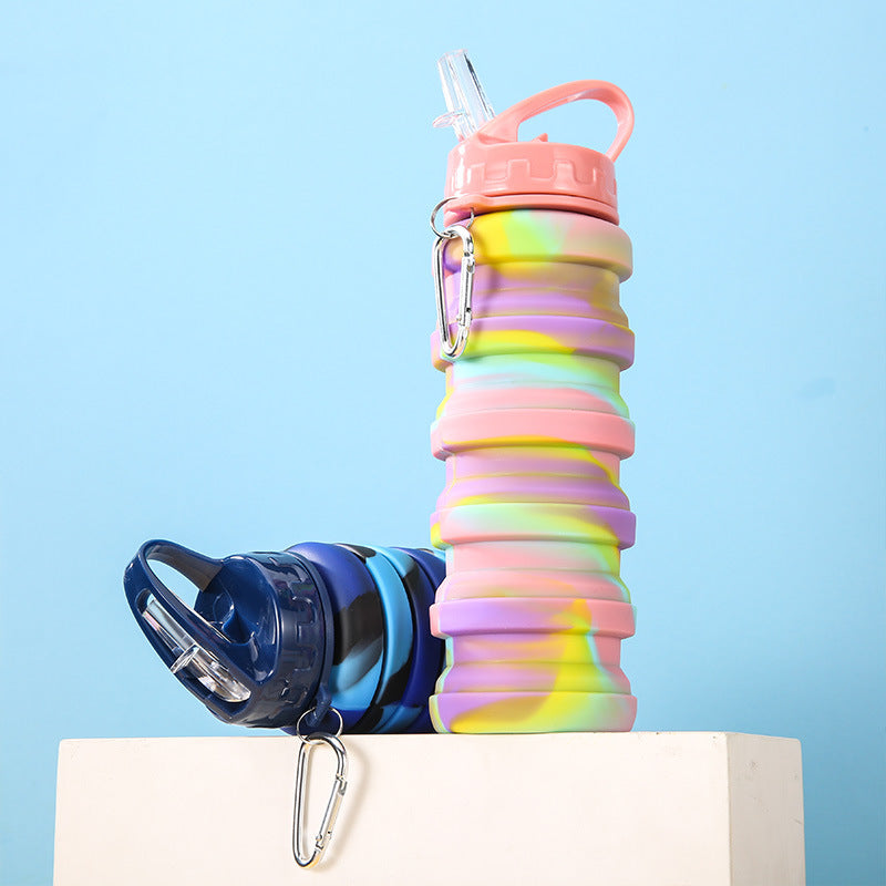 Women Flexible Foldable Drinking Bottle Bowlift