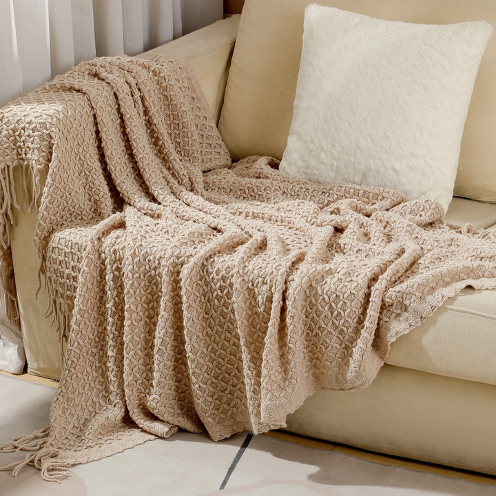 Decorative Woven Throw Blanket