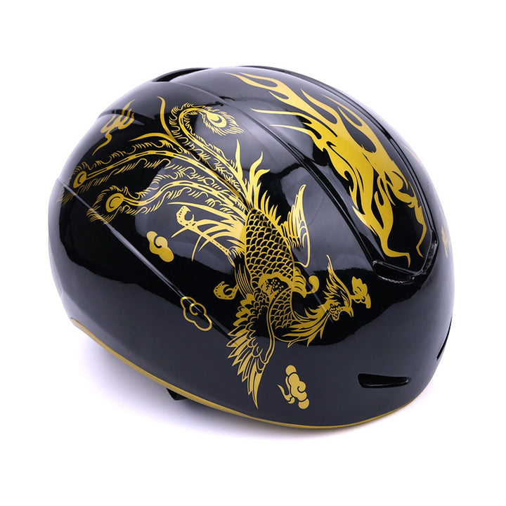 Dragon-Design Bicycle Helmet Bowlift