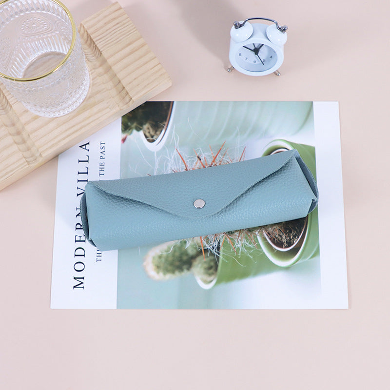Premium Leather Pencil Pouch Bowlift
