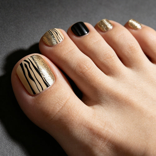 Stylish Decorative Press-On Toenails Bowlift