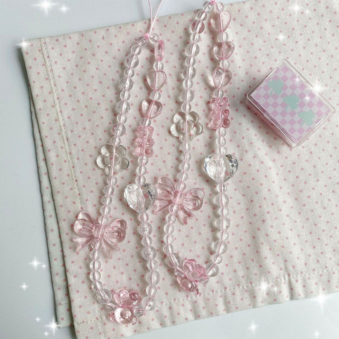 Decorative Butterfly Beaded Necklace Bowlift
