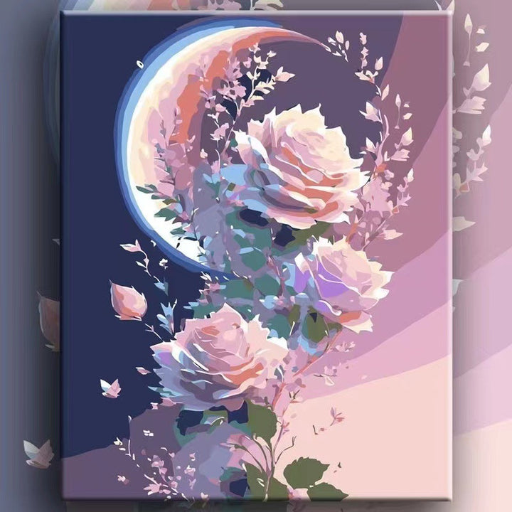 Floral Landscape Canvas Art Bowlift