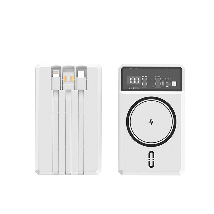 Power bank with integrated light and fast charging functions Bowlift