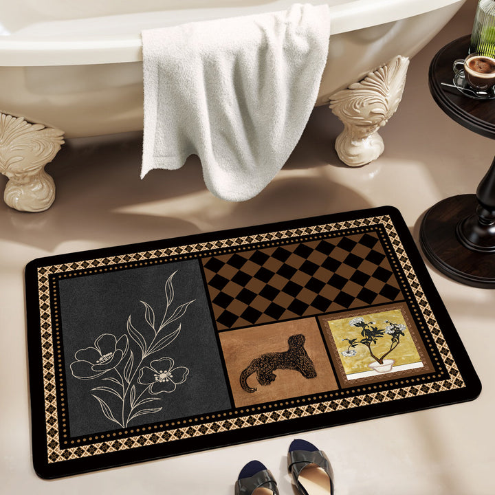 Decorative Non-Slip Bathroom Mat Bowlift