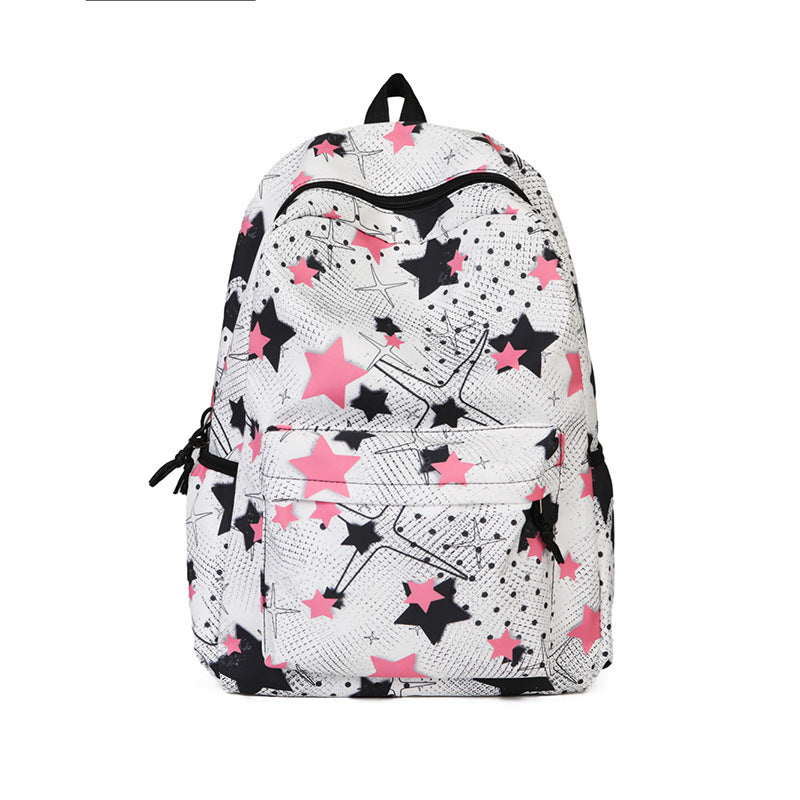 Star-Patterned Backpack