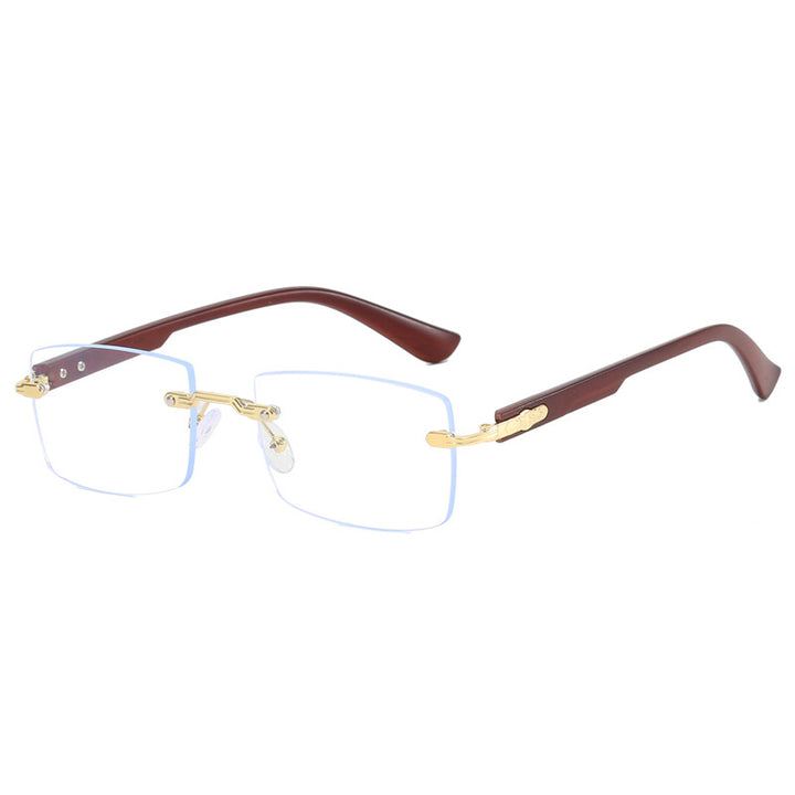 Ladies fashionable square sunglasses with exquisite gold frame Bowlift