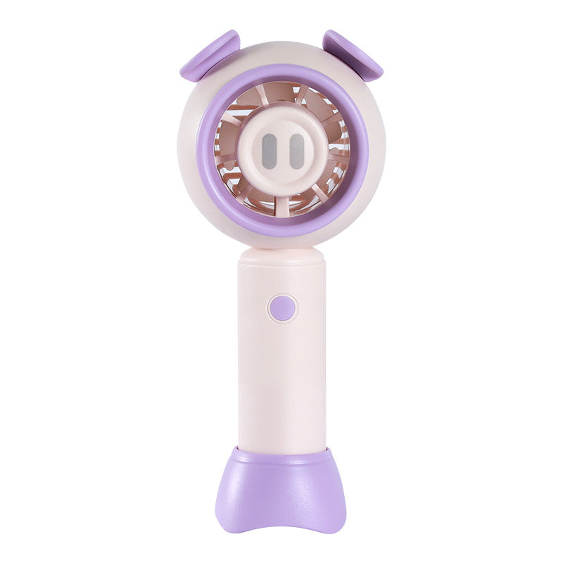 Ladies Portable Hand Fan with Ergonomic Handle and Quiet Operation Function Bowlift
