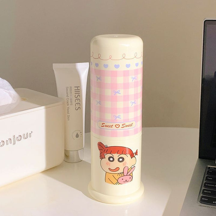 Toothbrush holder with creative cartoon design Bowlift